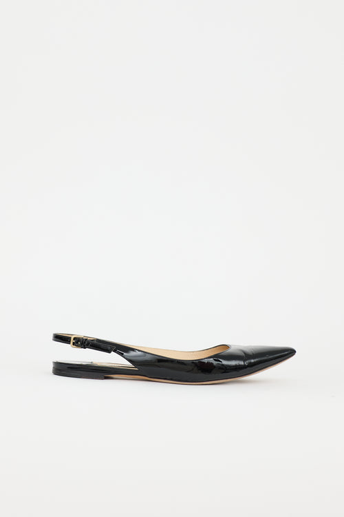 Jimmy Choo Patent Erin Flat