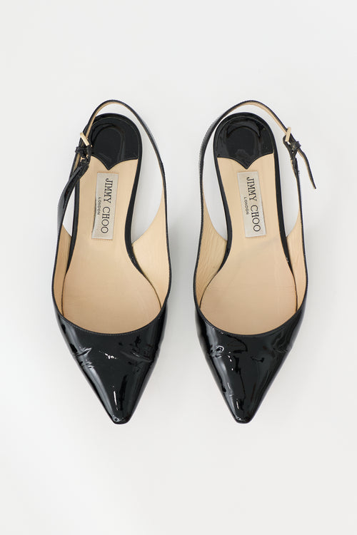 Jimmy Choo Patent Erin Flat