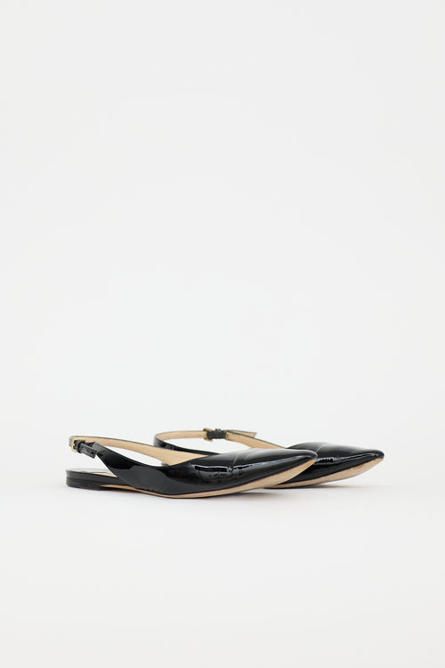 Jimmy Choo Patent Erin Flat