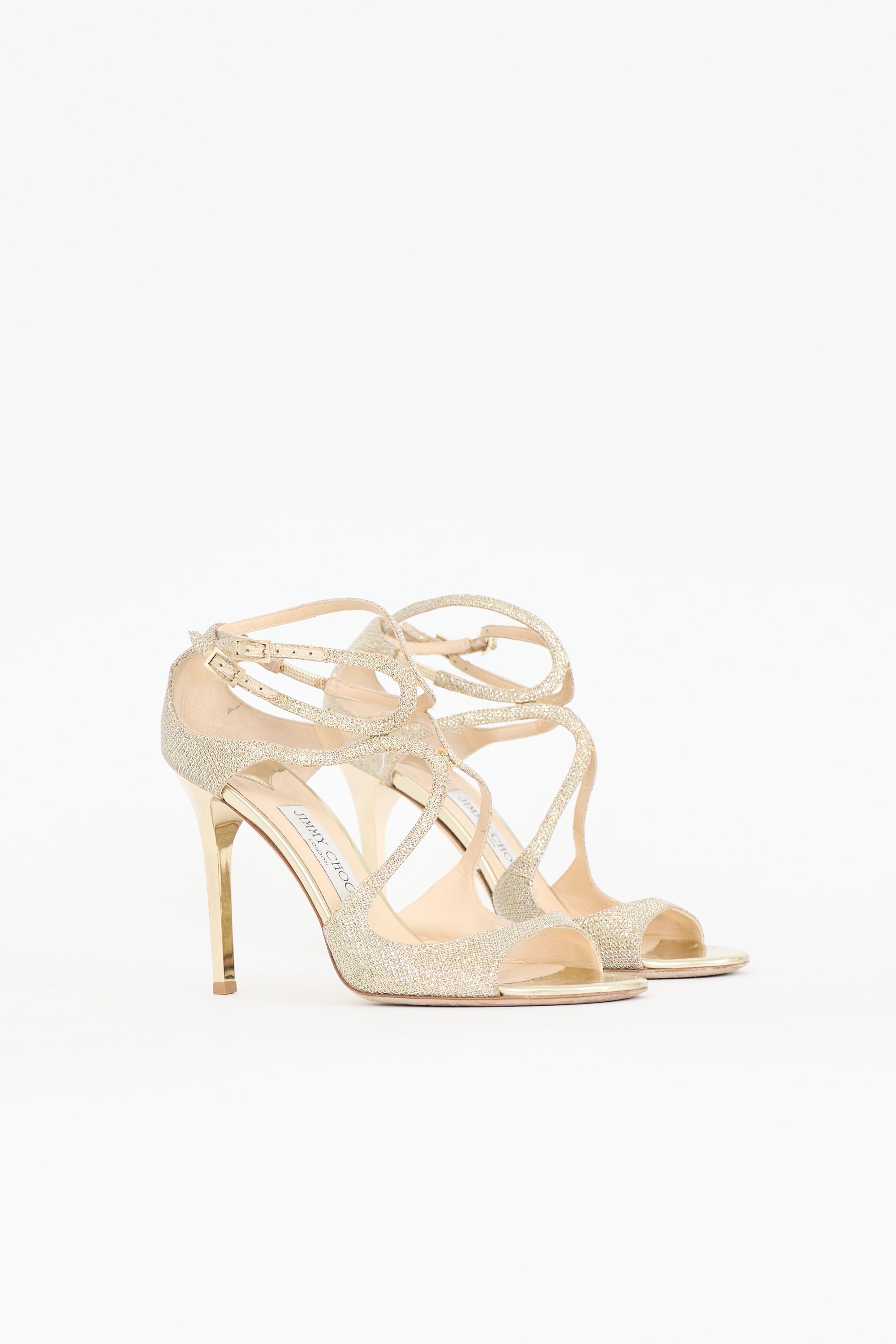 Jimmy Choo Glitter Ivette Sandal