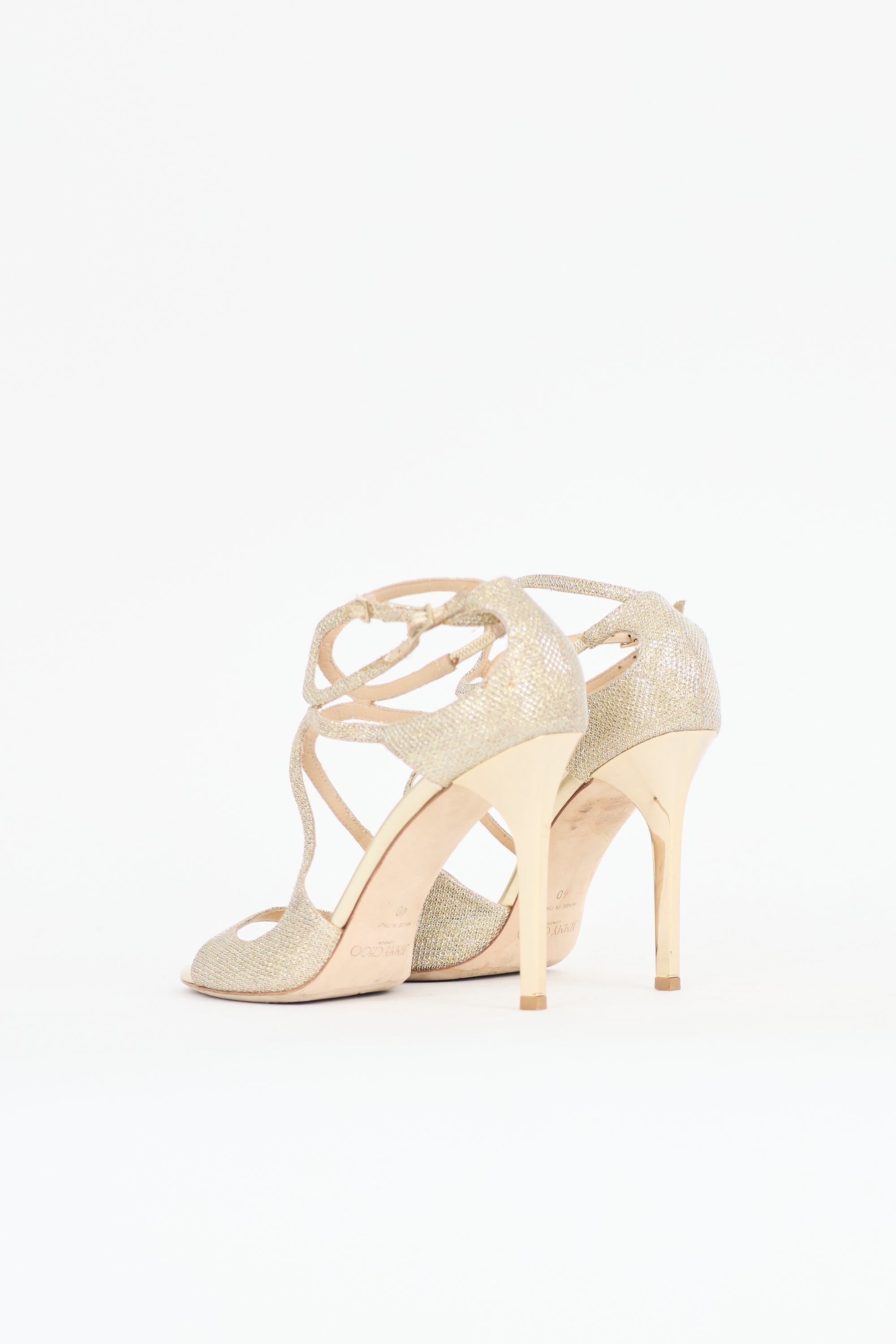 Jimmy Choo Glitter Ivette Sandal
