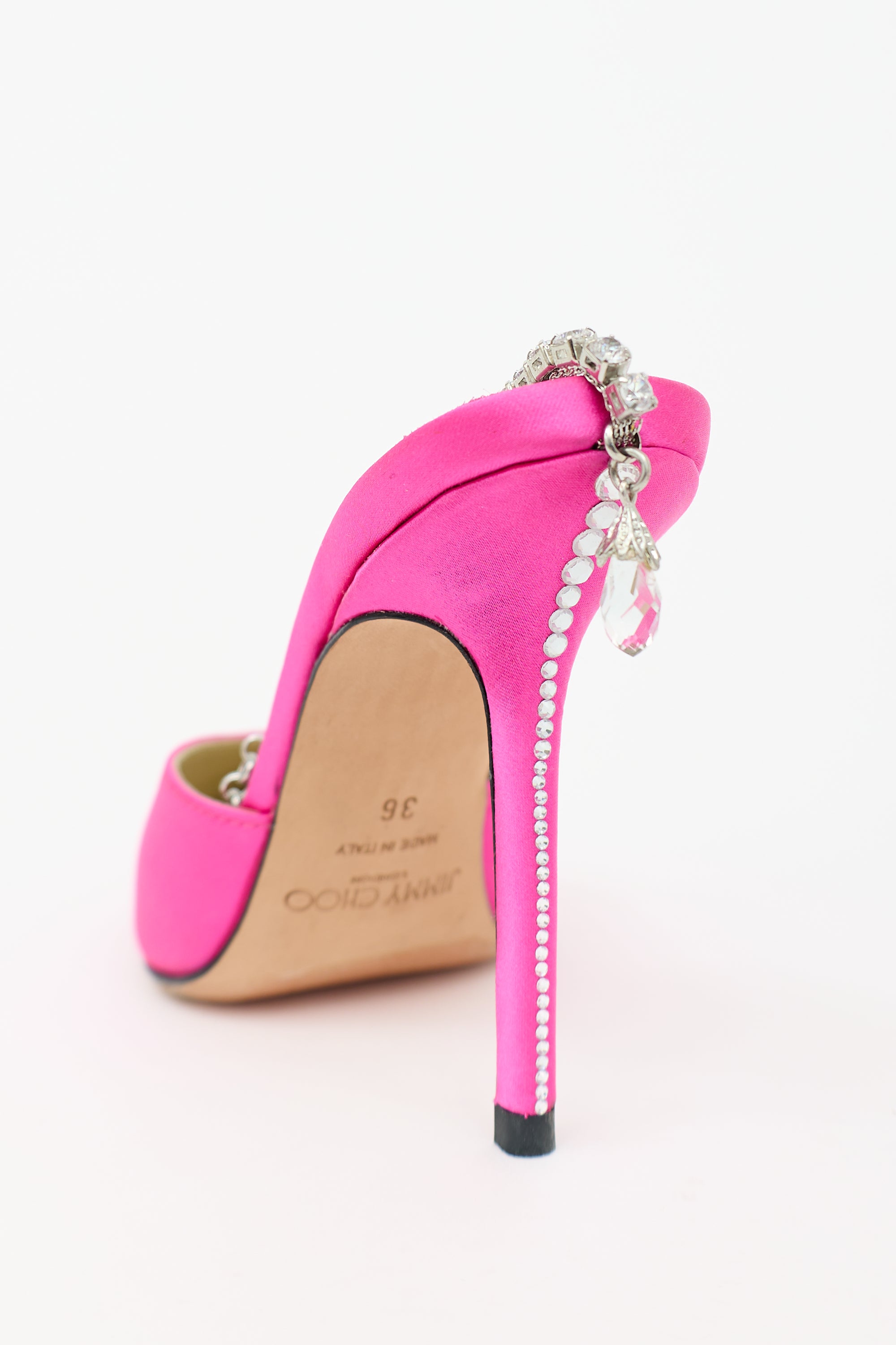 Jimmy Choo Satin Saeda 100 Heel