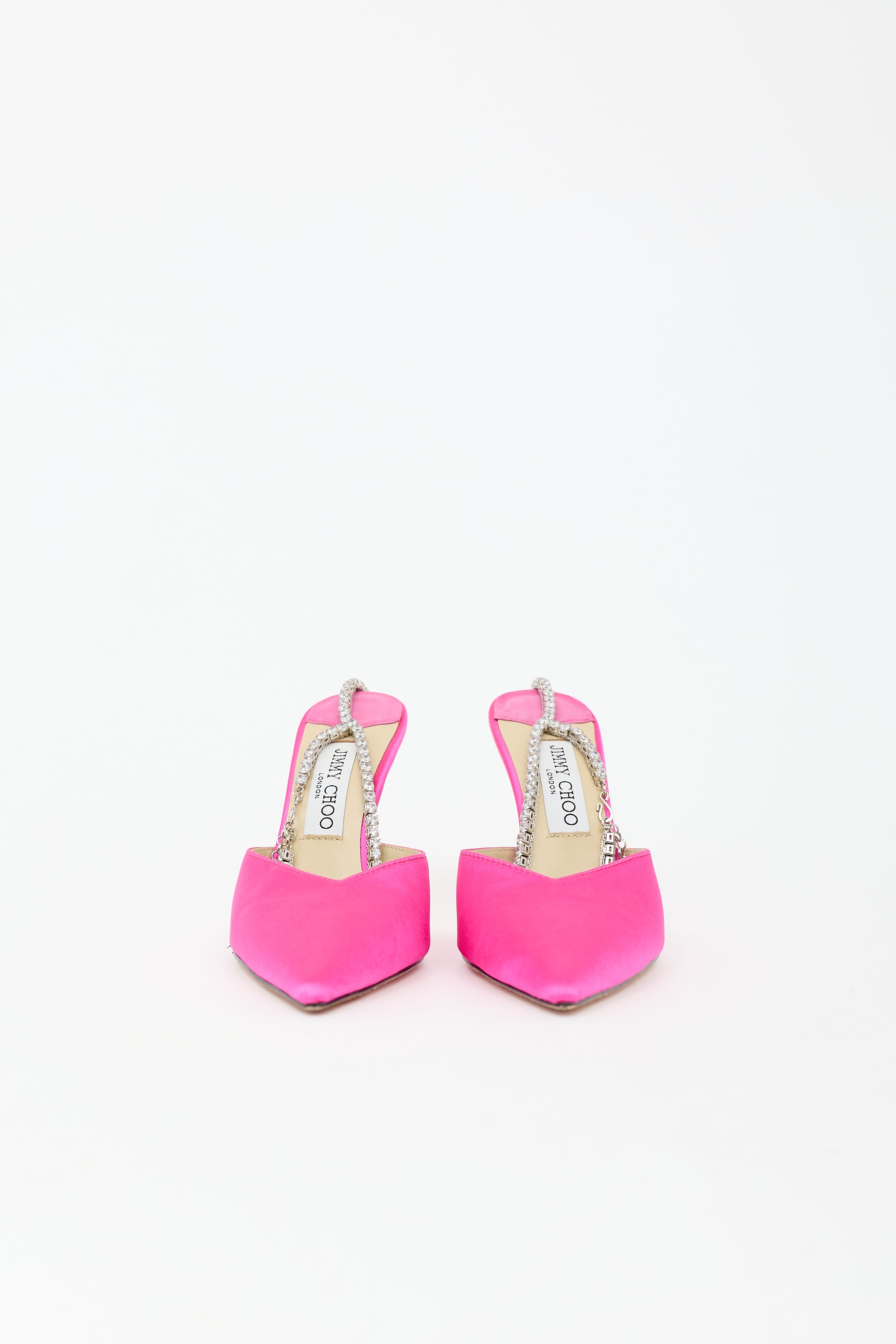 Jimmy Choo Satin Saeda 100 Heel