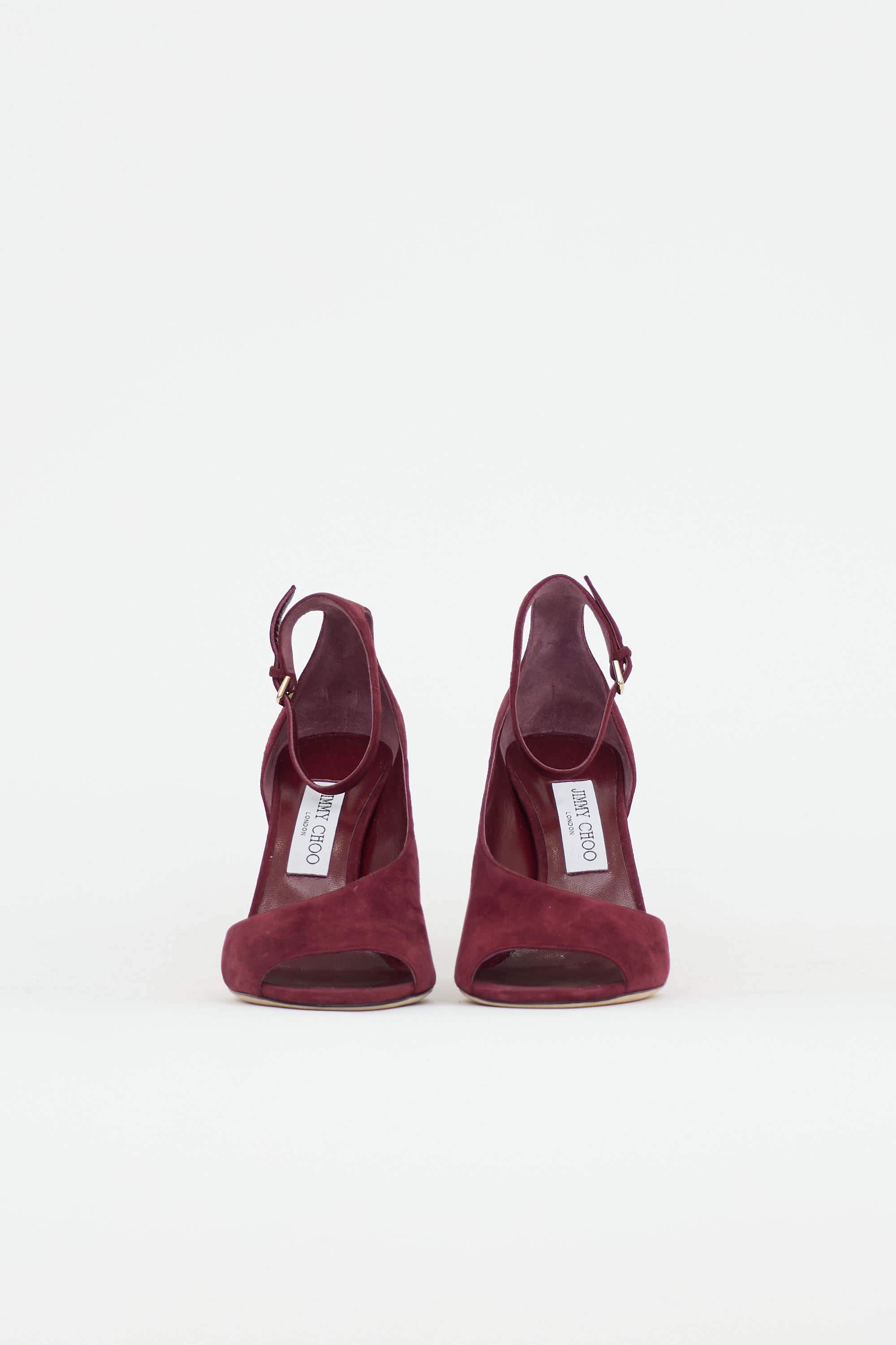 Jimmy Choo Suede D'Orsay Heel