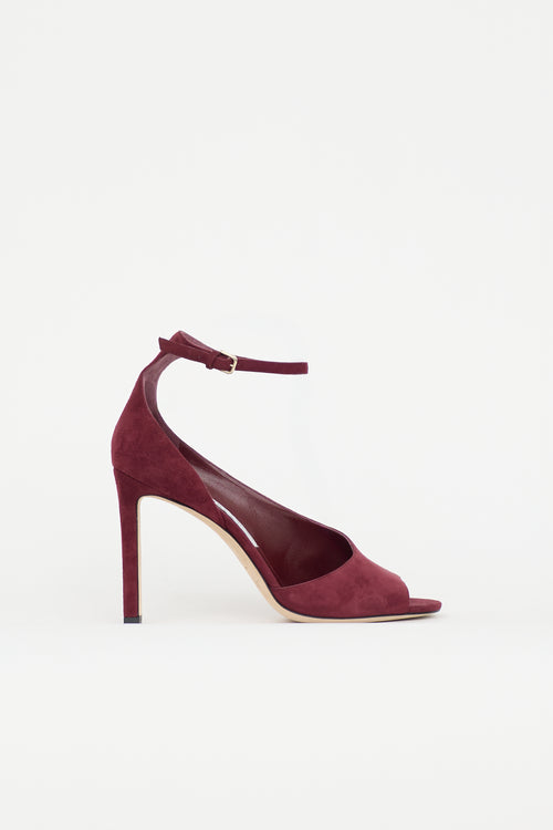 Jimmy Choo Suede D'Orsay Heel