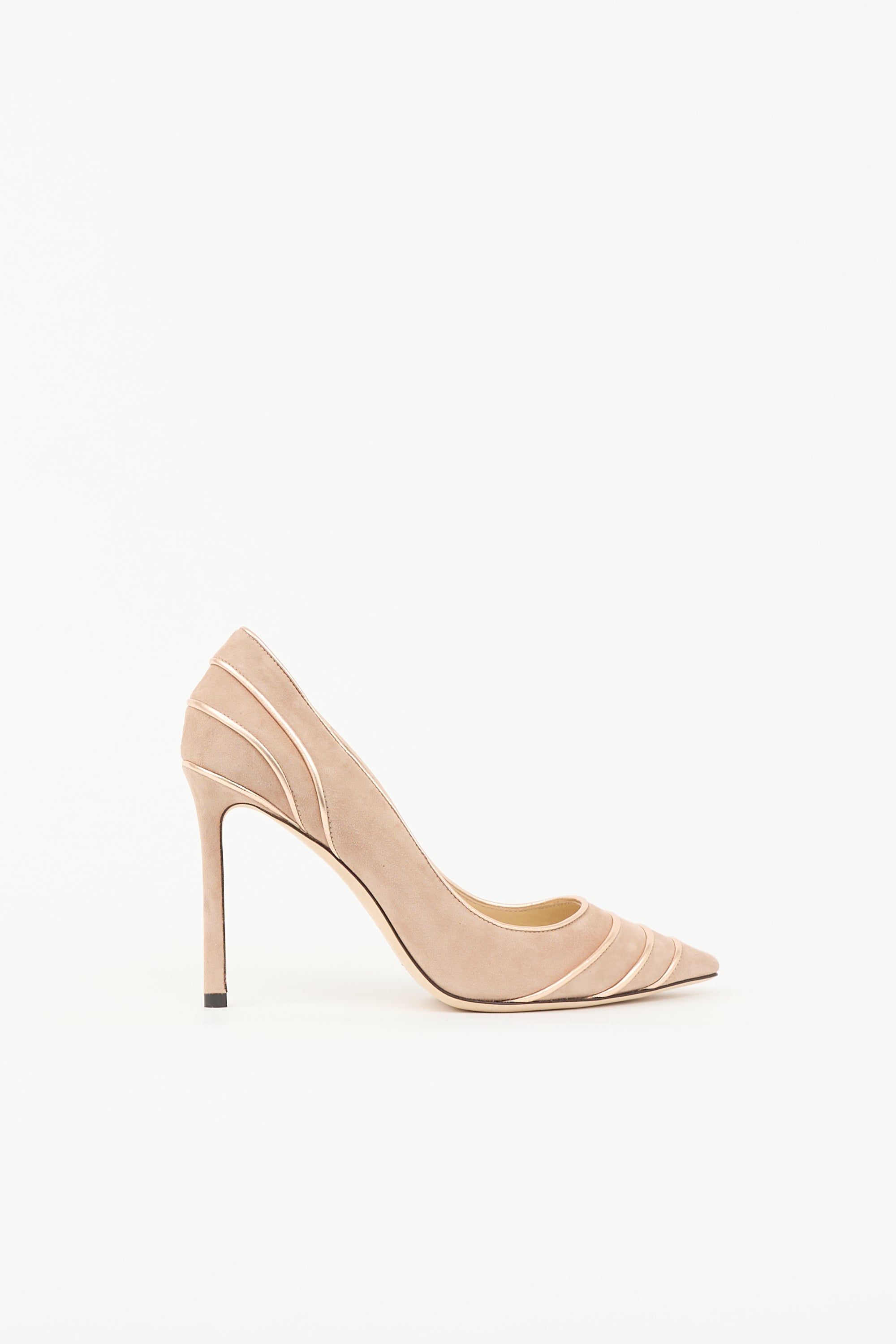 Jimmy Choo Suede Trimmed Romy Pump