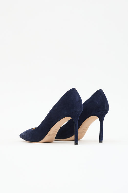 Jimmy Choo Suede Romy Pump