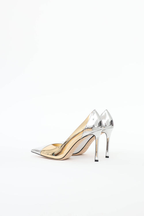 Jimmy Choo Metallic Cass 95 Pump
