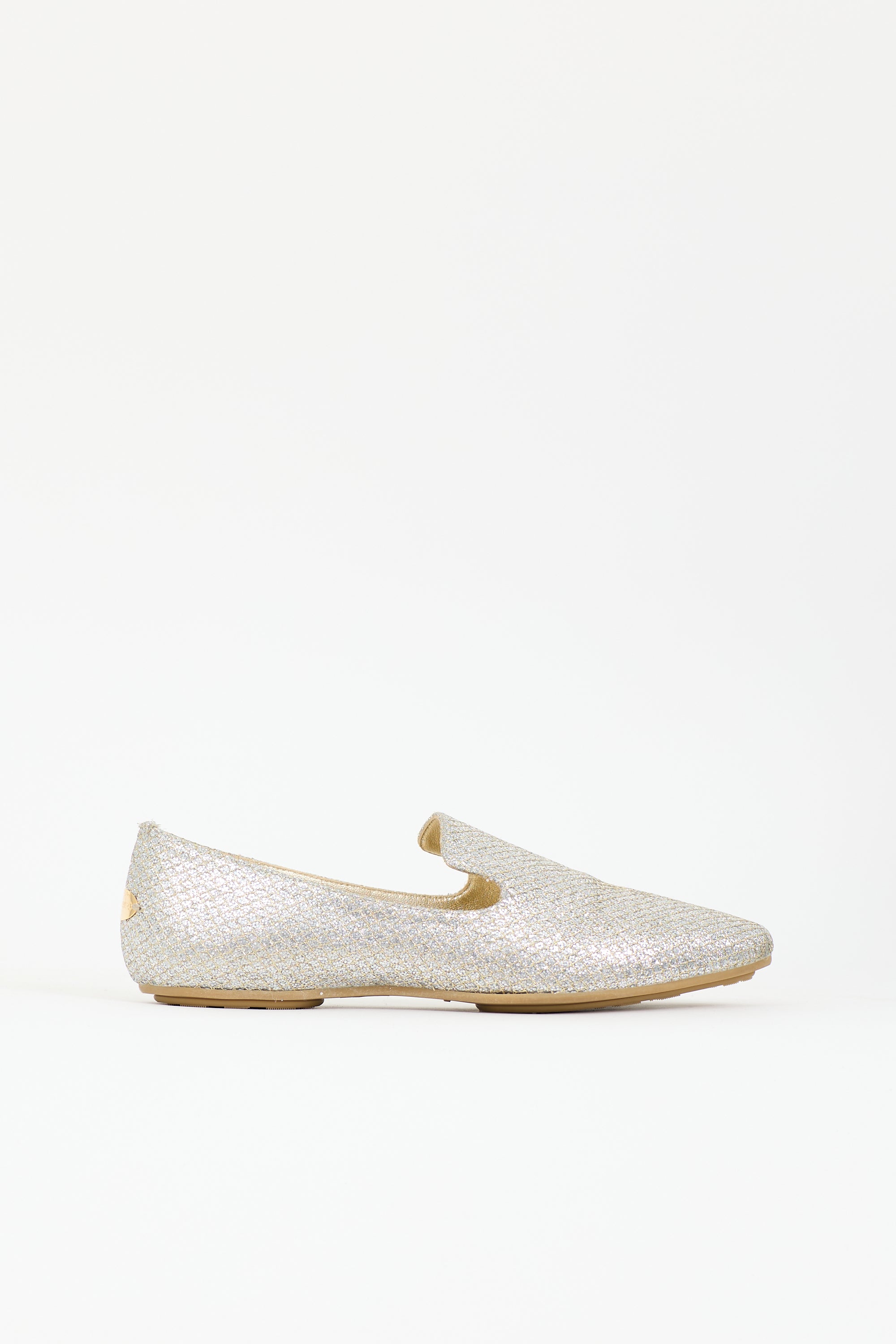 Jimmy Choo Glitter Wheel Loafer