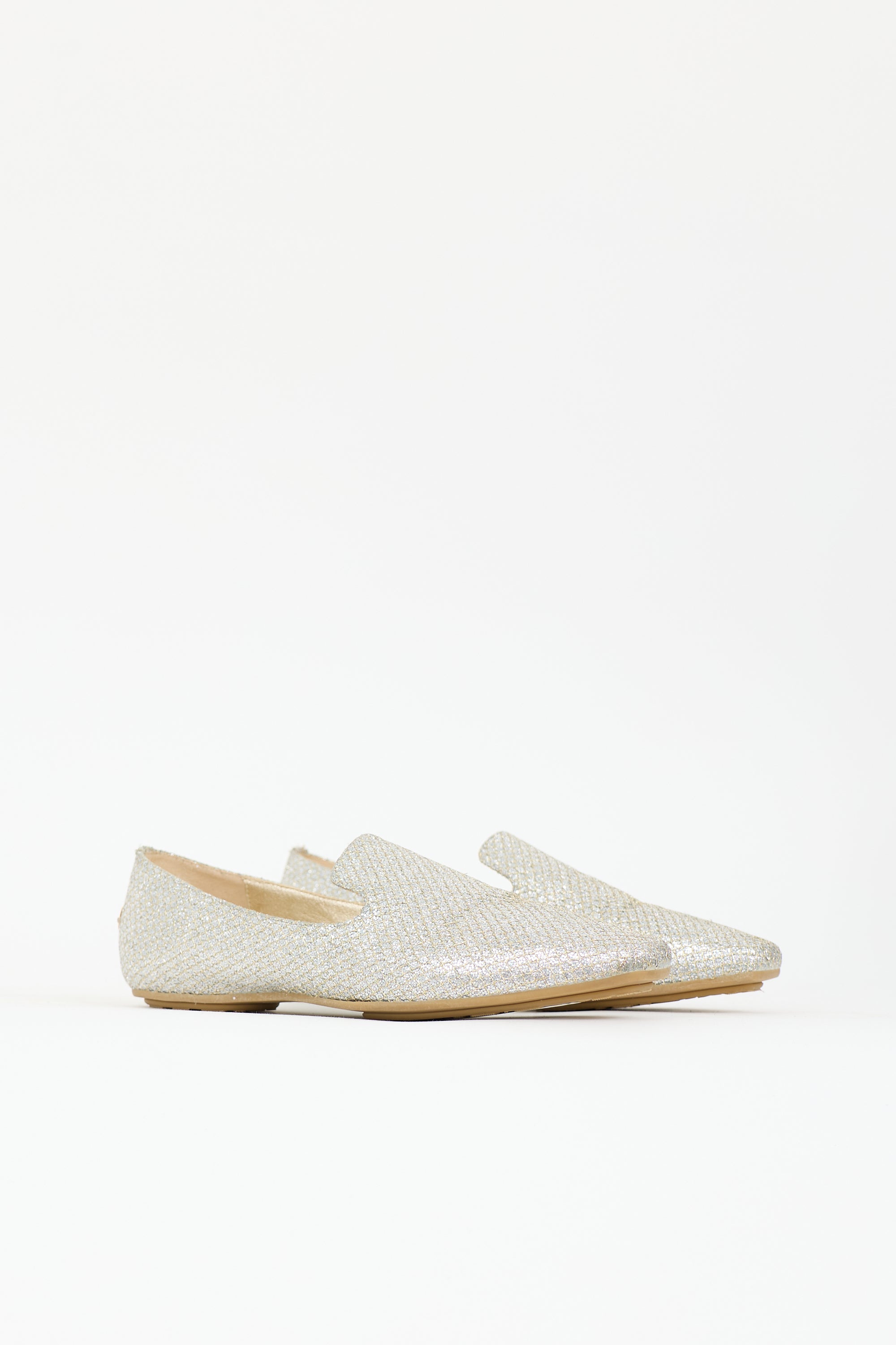 Jimmy Choo Glitter Wheel Loafer