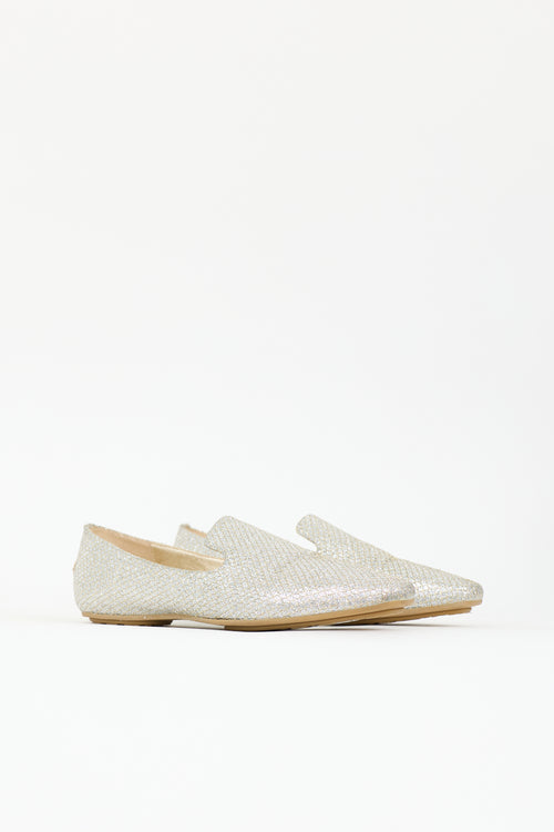 Jimmy Choo Glitter Wheel Loafer