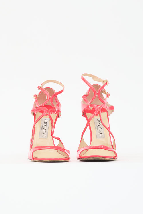 Jimmy Choo Patent Lance Sandal