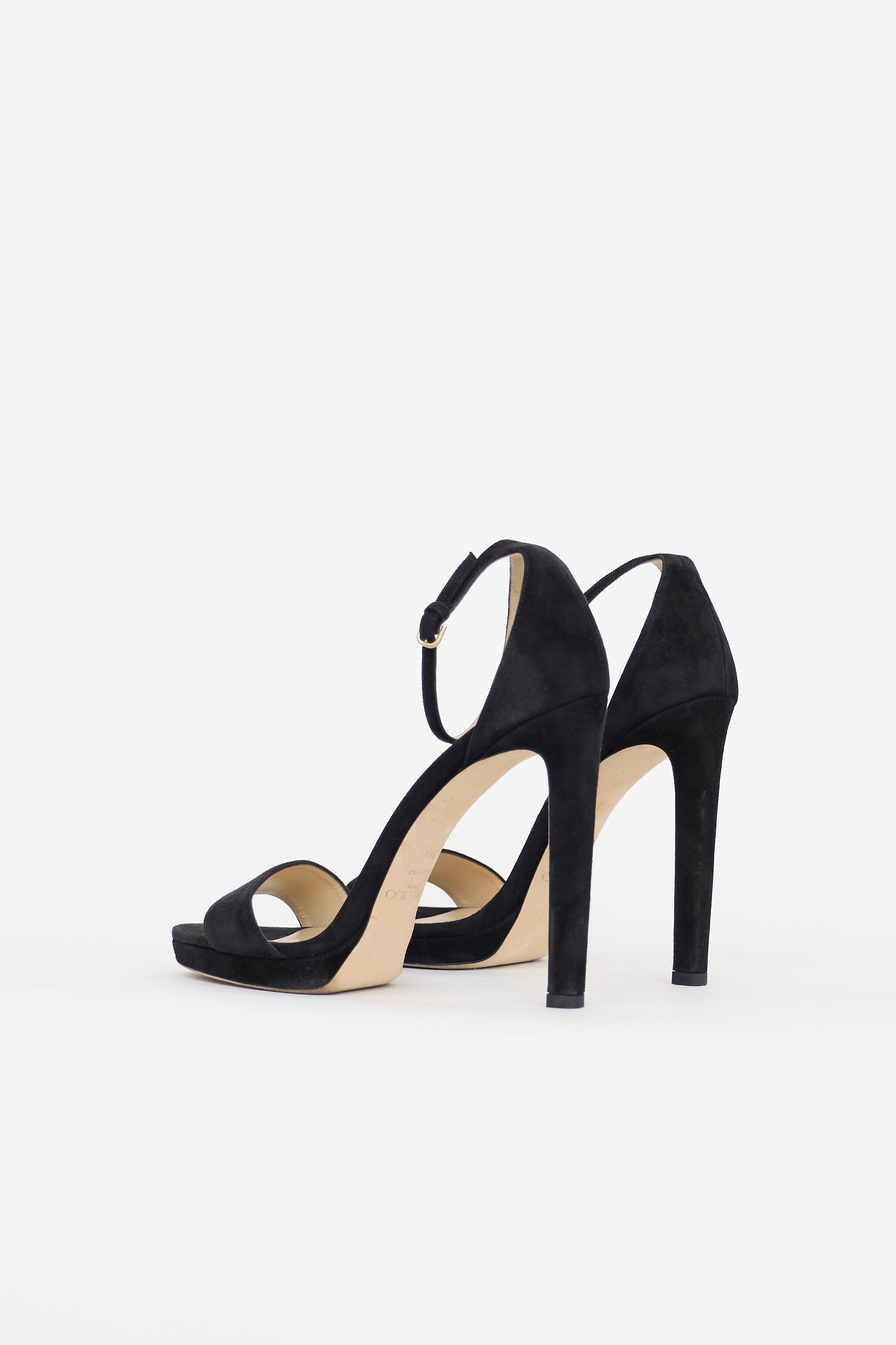 Jimmy Choo Suede Misty Platform Sandal