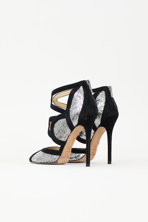 Jimmy Choo Suede & Sequin Tempest Pump