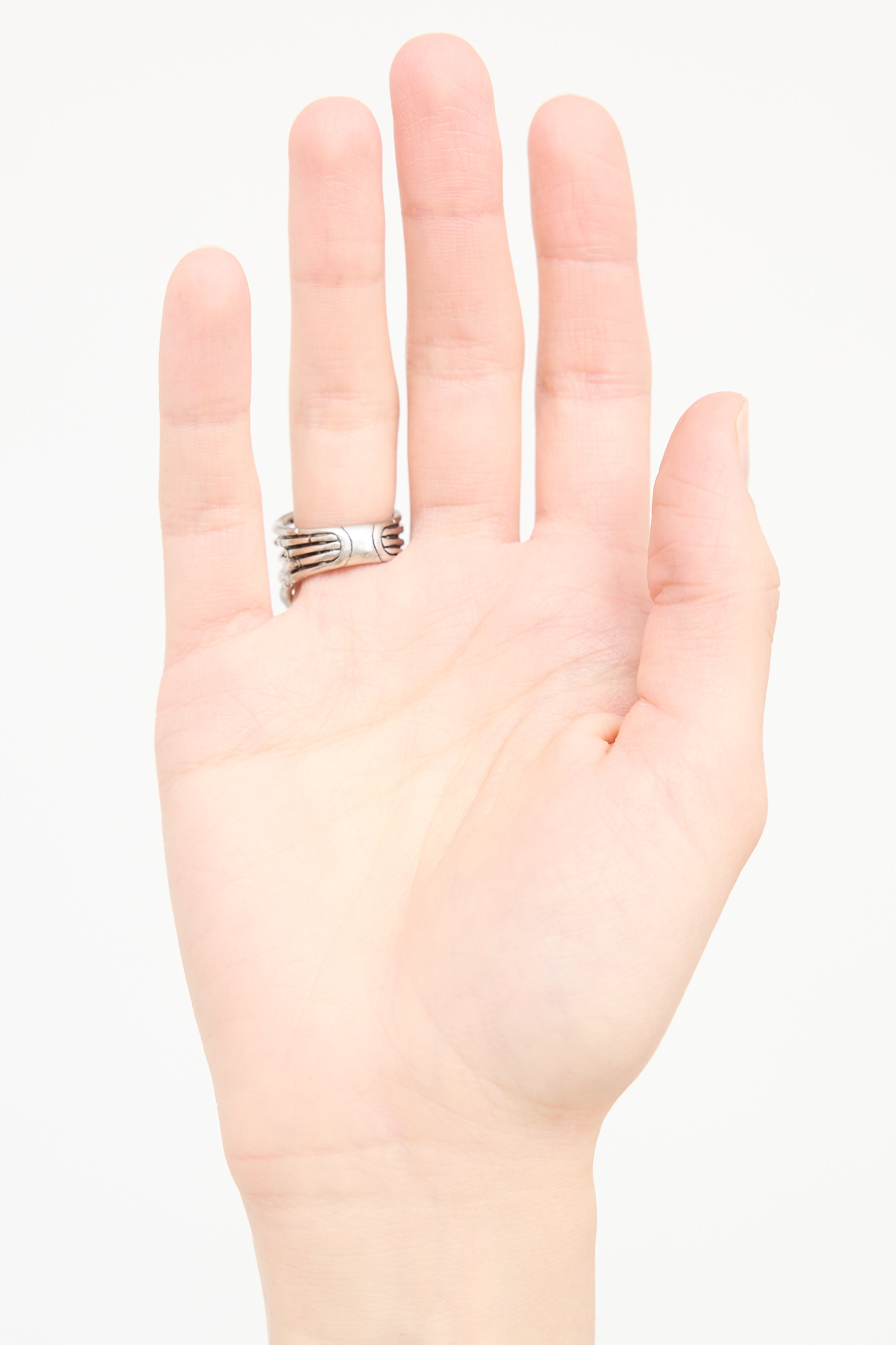 John Hardy Sterling Silver Bamboo Multi Band Ring