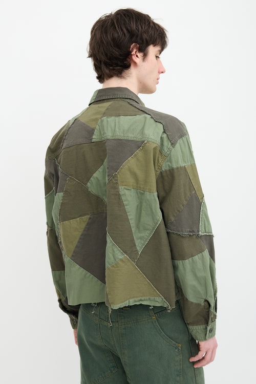 John Elliott Patchwork Shirt