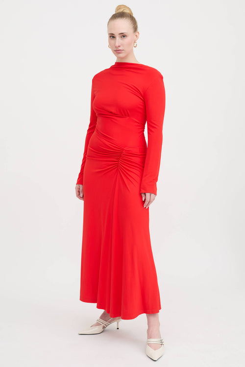Ruched Maxi Dress