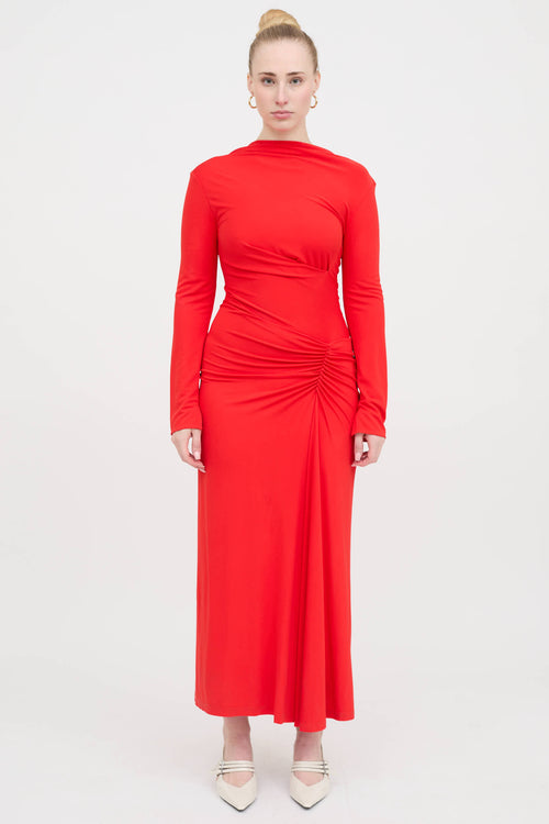 Ruched Maxi Dress