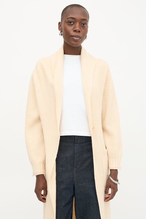 Wool Isabel Long Cardigan
