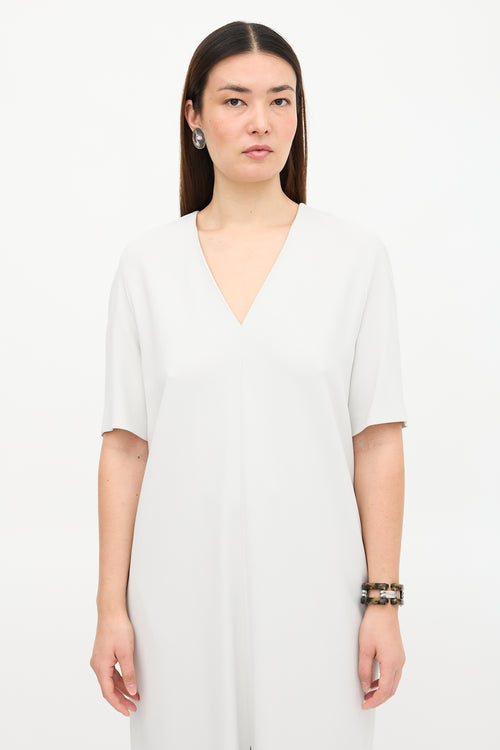 Joseph Crepe V-Neck Dress