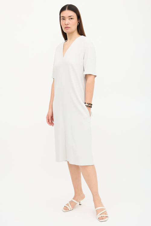 Joseph Crepe V-Neck Dress