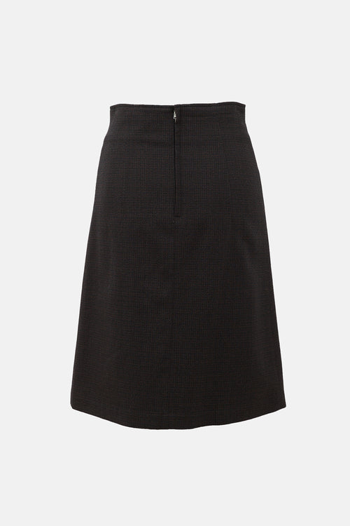 Junya Watanabe Check Midi Skirt