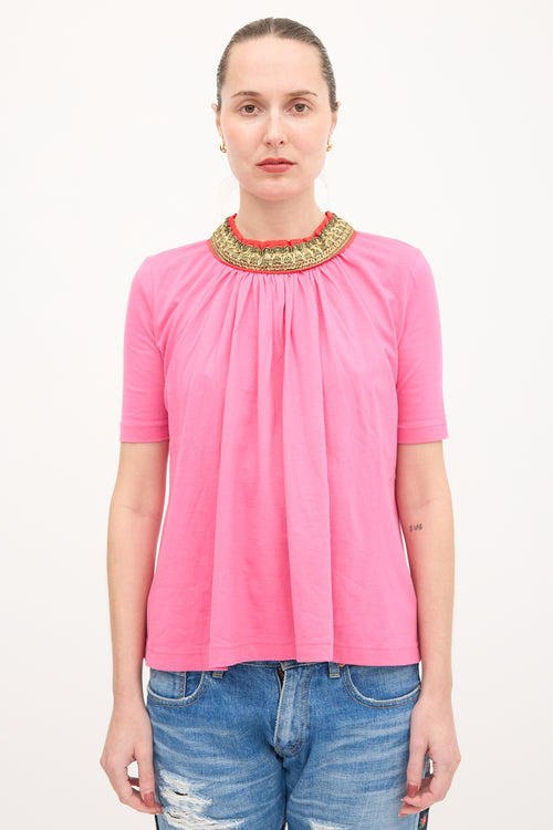 Junya Watanabe FW 2007 Embroidered T-Shirt