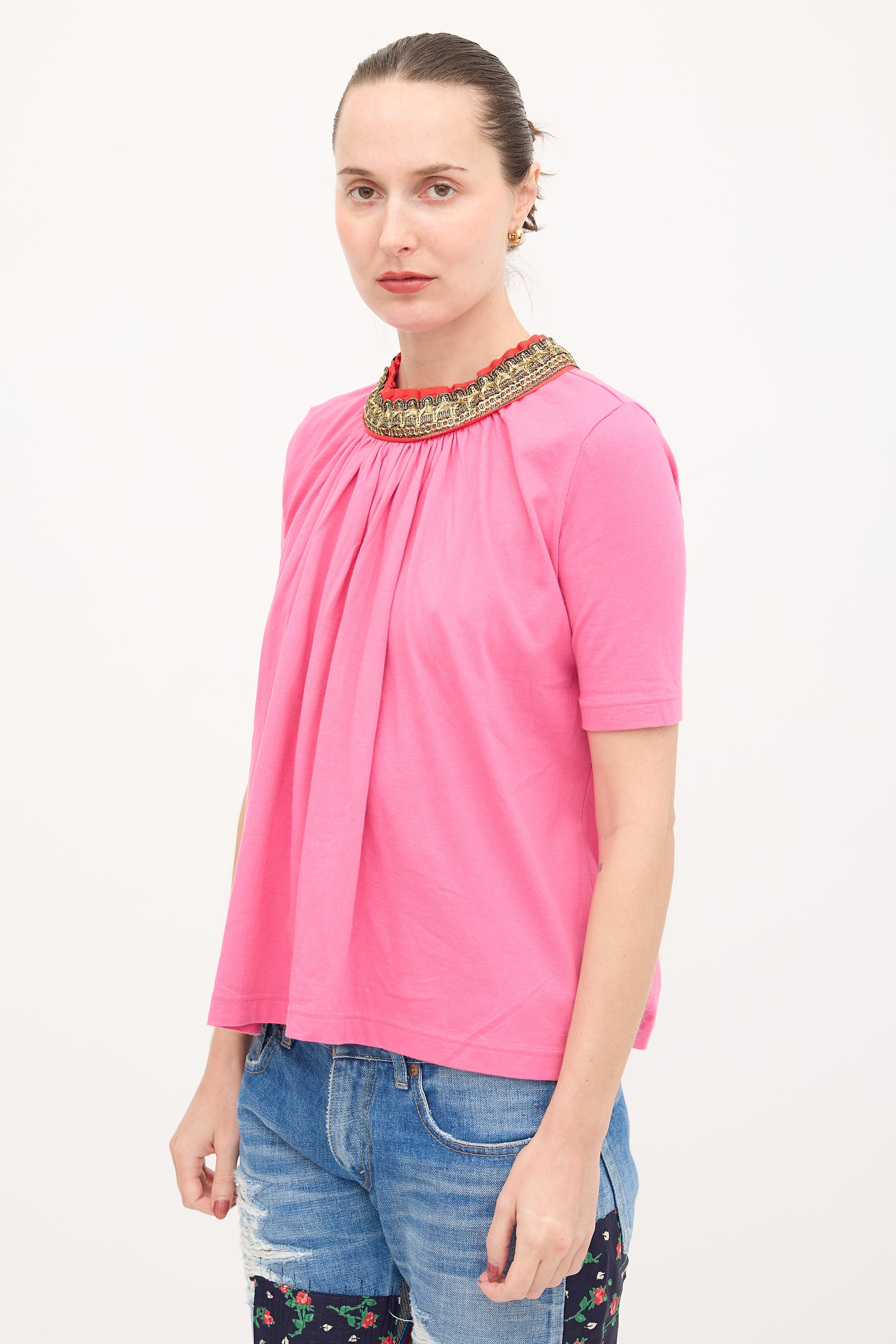 Junya Watanabe FW 2007 Embroidered T-Shirt