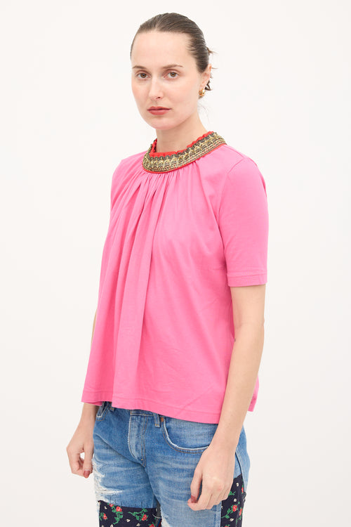 Junya Watanabe FW 2007 Embroidered T-Shirt