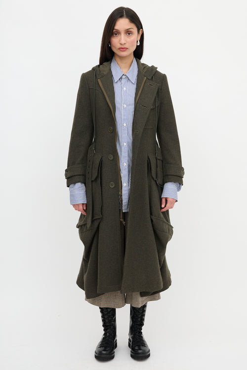 Junya Watanabe FW 2010 Wool Trench Coat