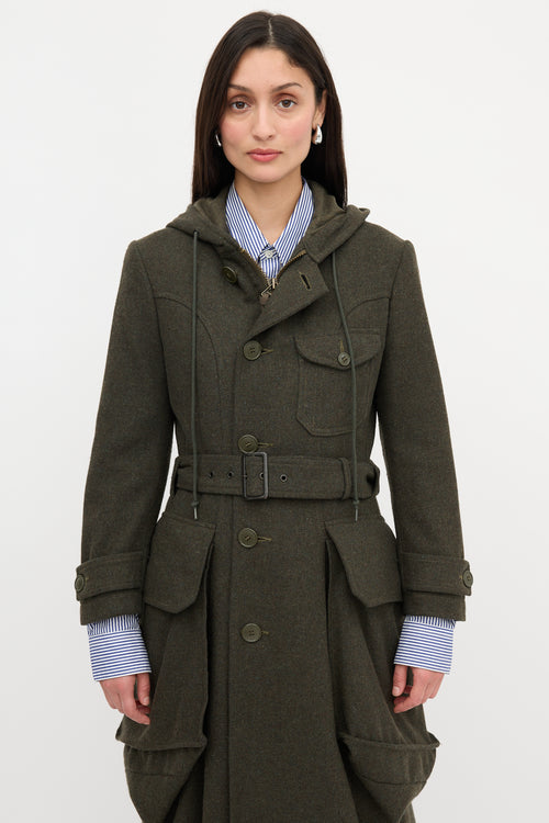 Junya Watanabe FW 2010 Wool Trench Coat