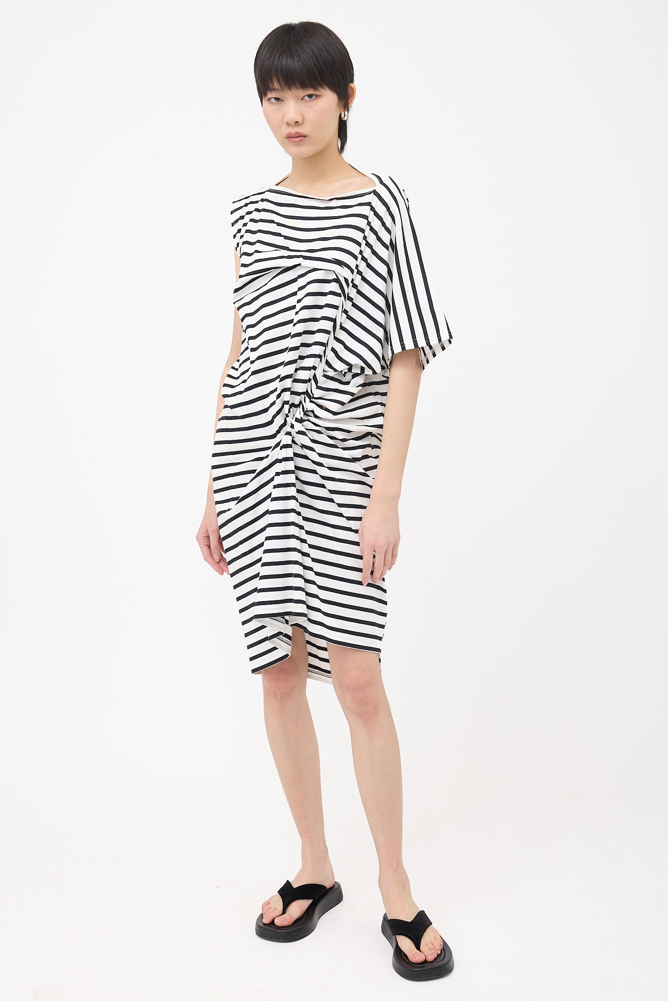 Junya Watanabe FW 2017 Twisted Stripe Dress