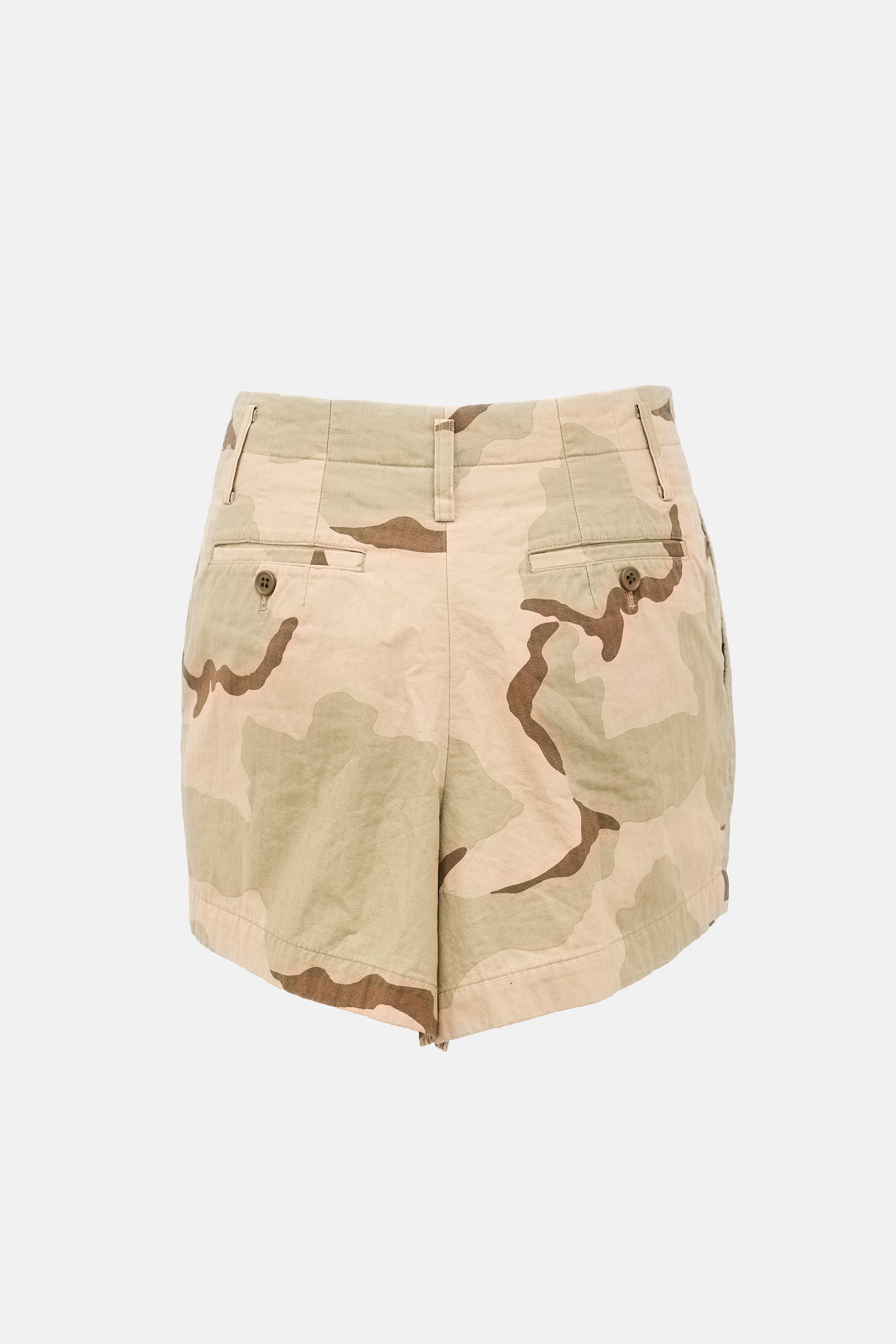 Junya Watanabe FW 2005 Beige Camo Mini Ripstop Skirt
