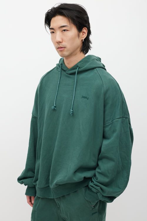 Juun.J Green & Multicolour Space Co-Ord Set