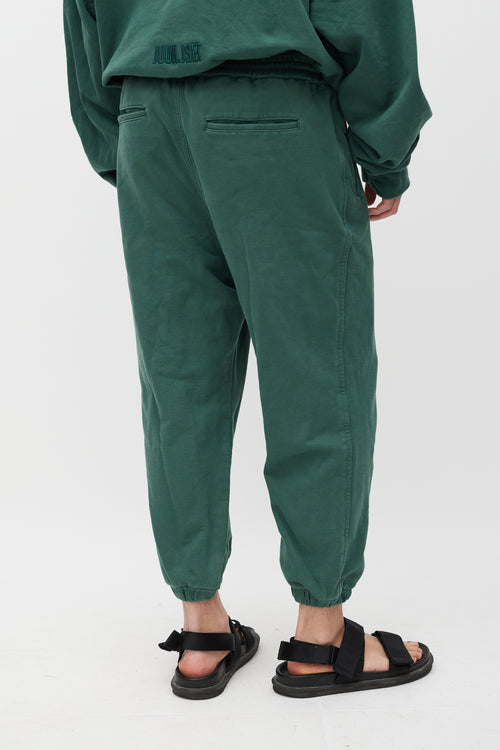 Juun.J Green & Multicolour Space Co-Ord Set