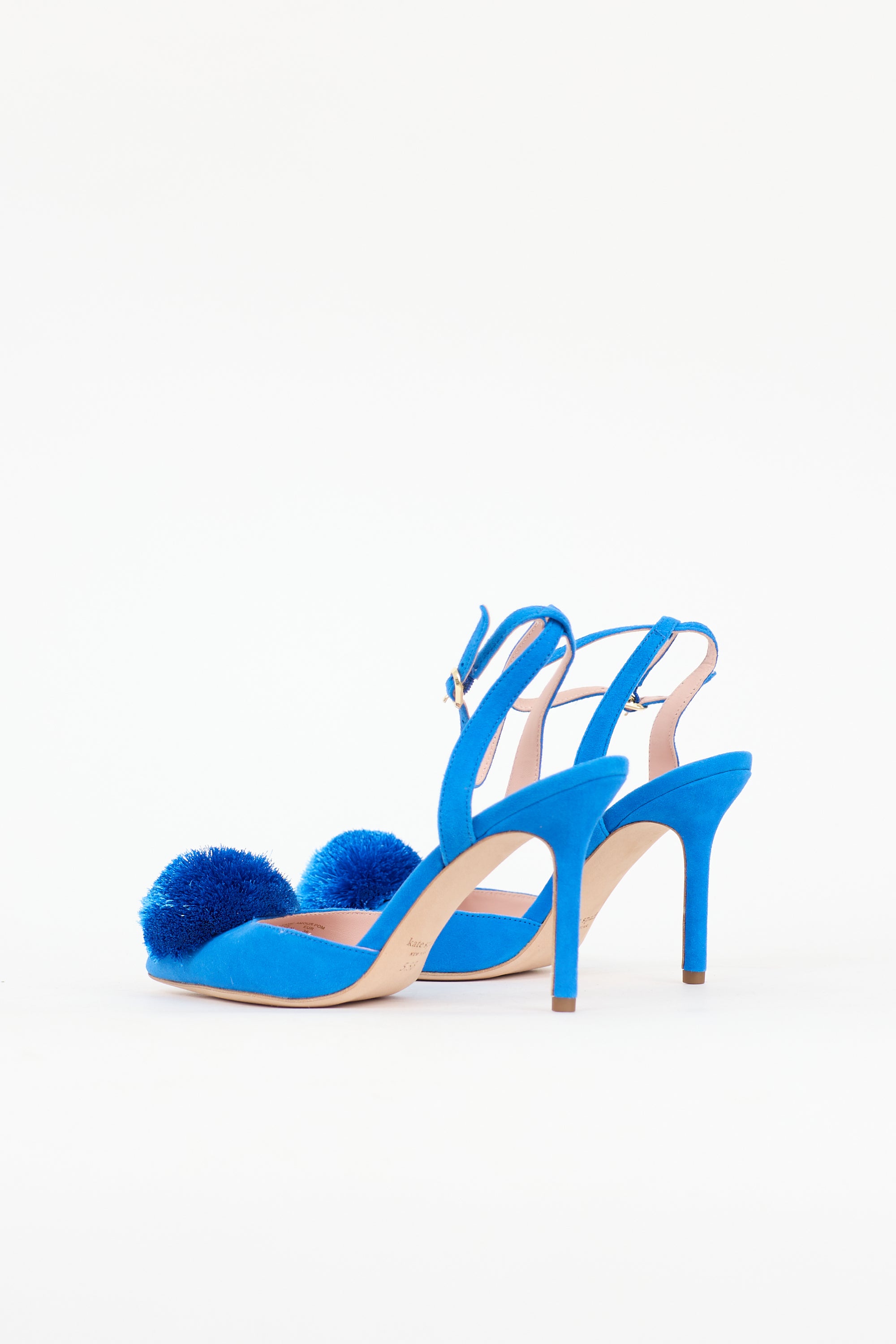 Kate Spade Suede Amour Pom Pump