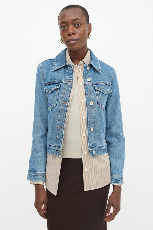 Loewe Denim Anagram Jacket