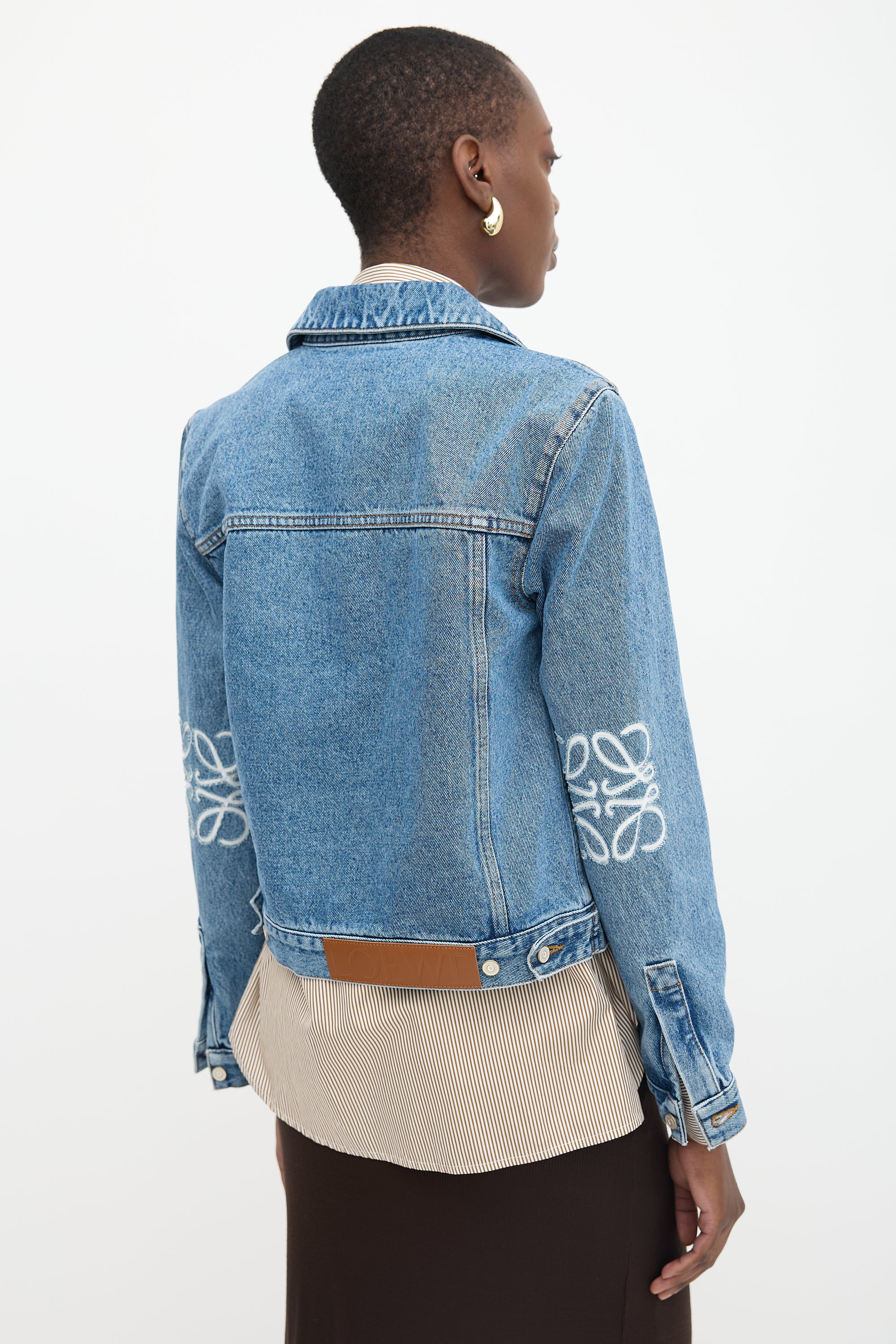 Loewe Denim Anagram Jacket