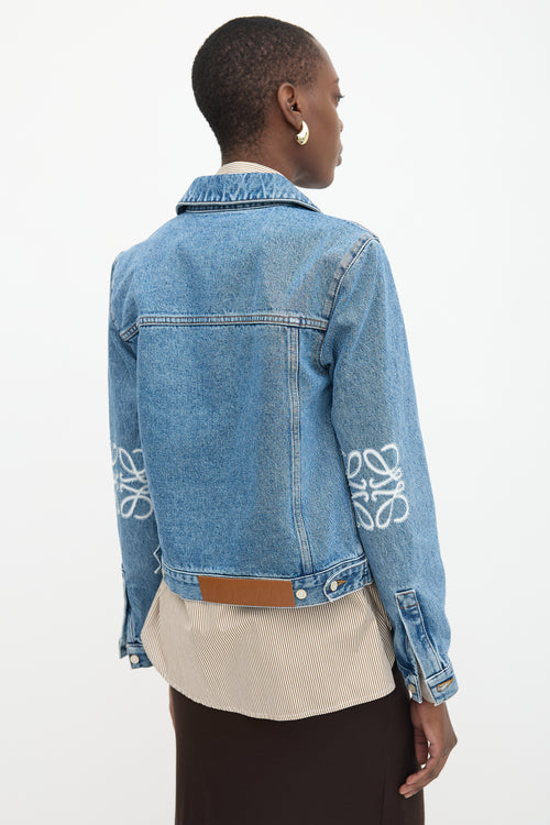 Loewe Denim Anagram Jacket