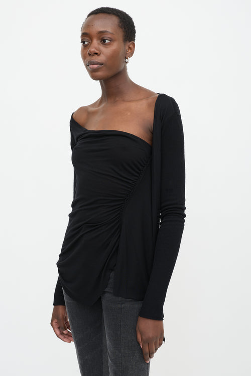 Rick Owens FW 2007 Jersey Draped Top
