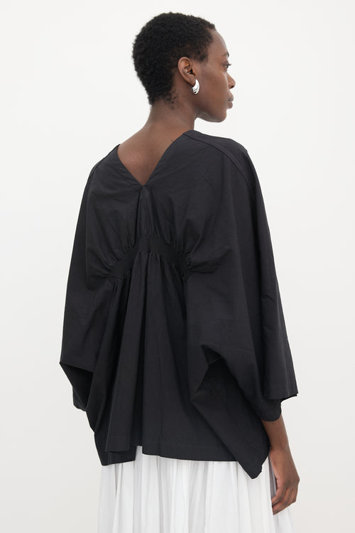 Issey Miyake Oversized Poplin Tunic Top