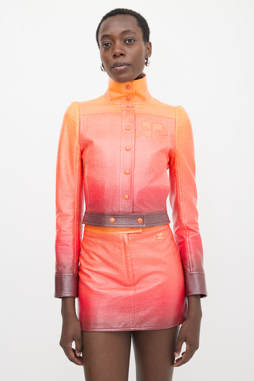 Courrèges Vinyl Logo Co-Ord Set