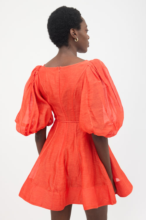 Zimmermann Linen Tranquility Flip Dress