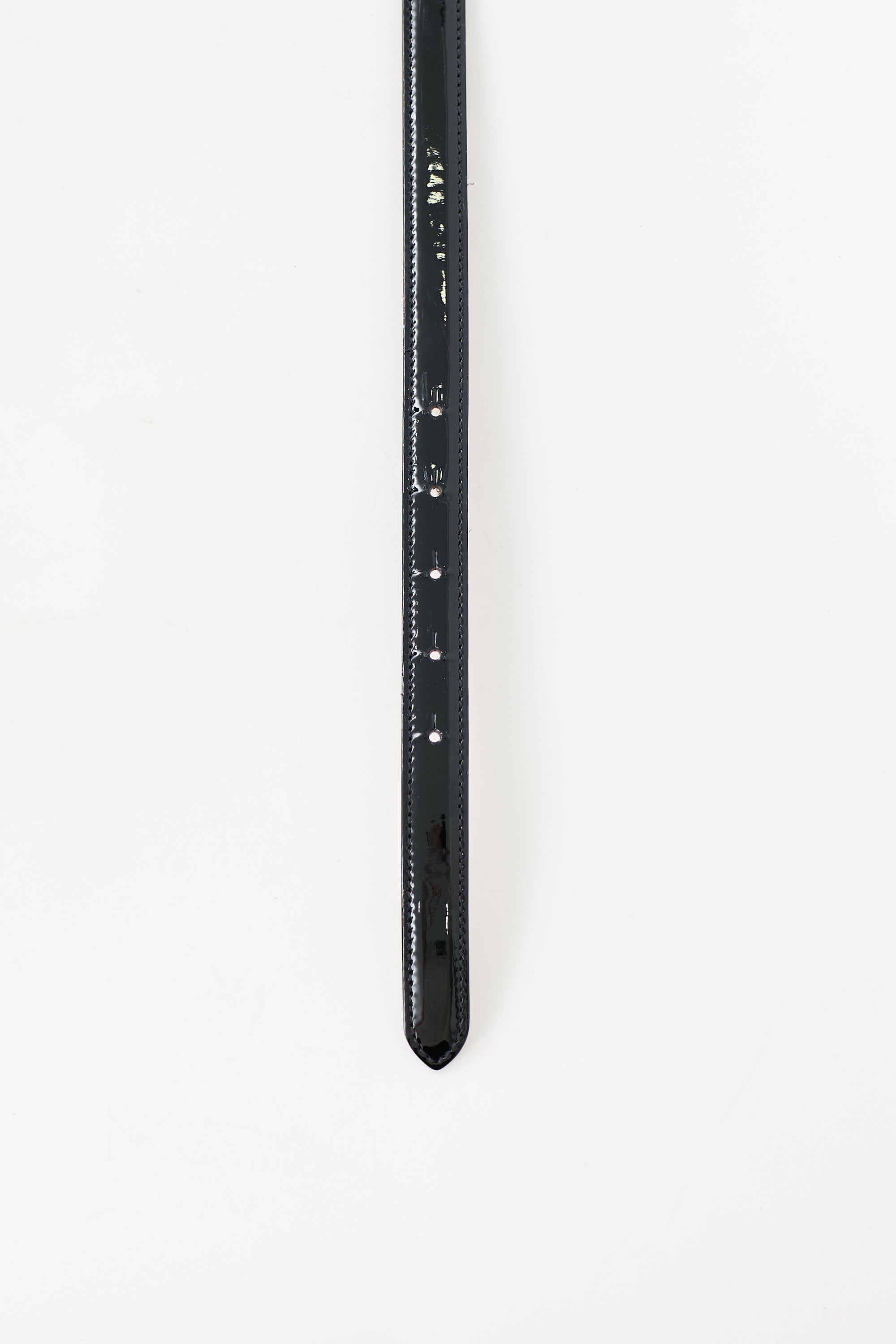 Khaite Patent Julius Belt
