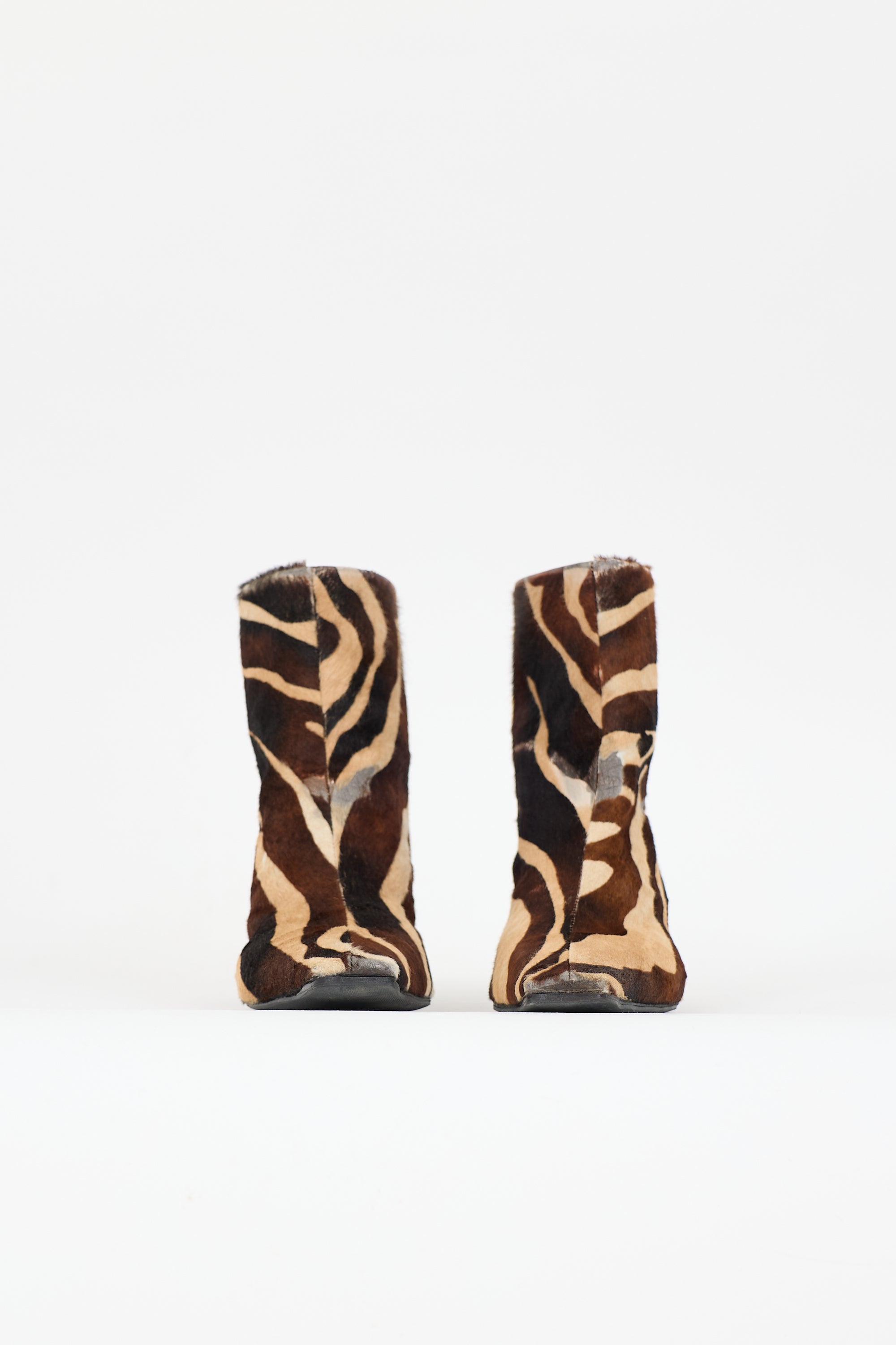Khaite Printed Hair Arizona Boot
