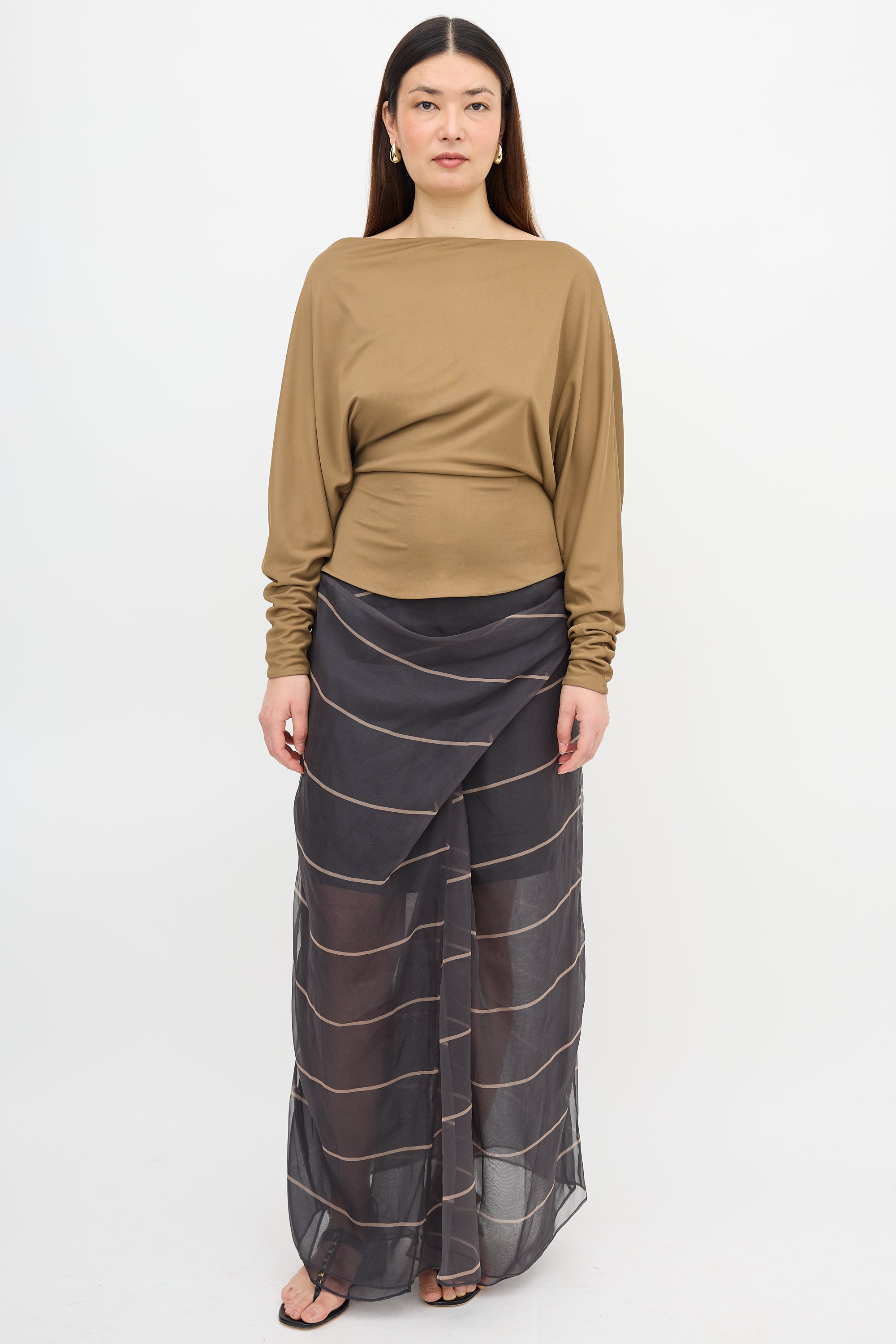 Khaite Jersey Juno Dolman Top