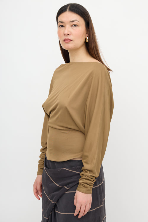 Khaite Jersey Juno Dolman Top
