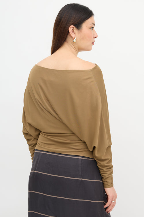 Khaite Jersey Juno Dolman Top
