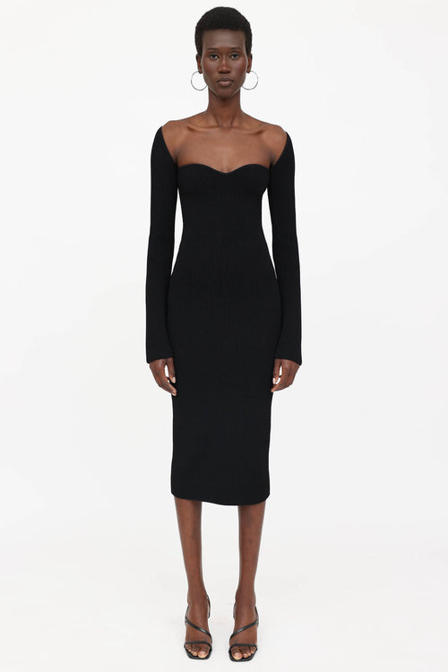 Khaite Knit Ribbed Beth Dress