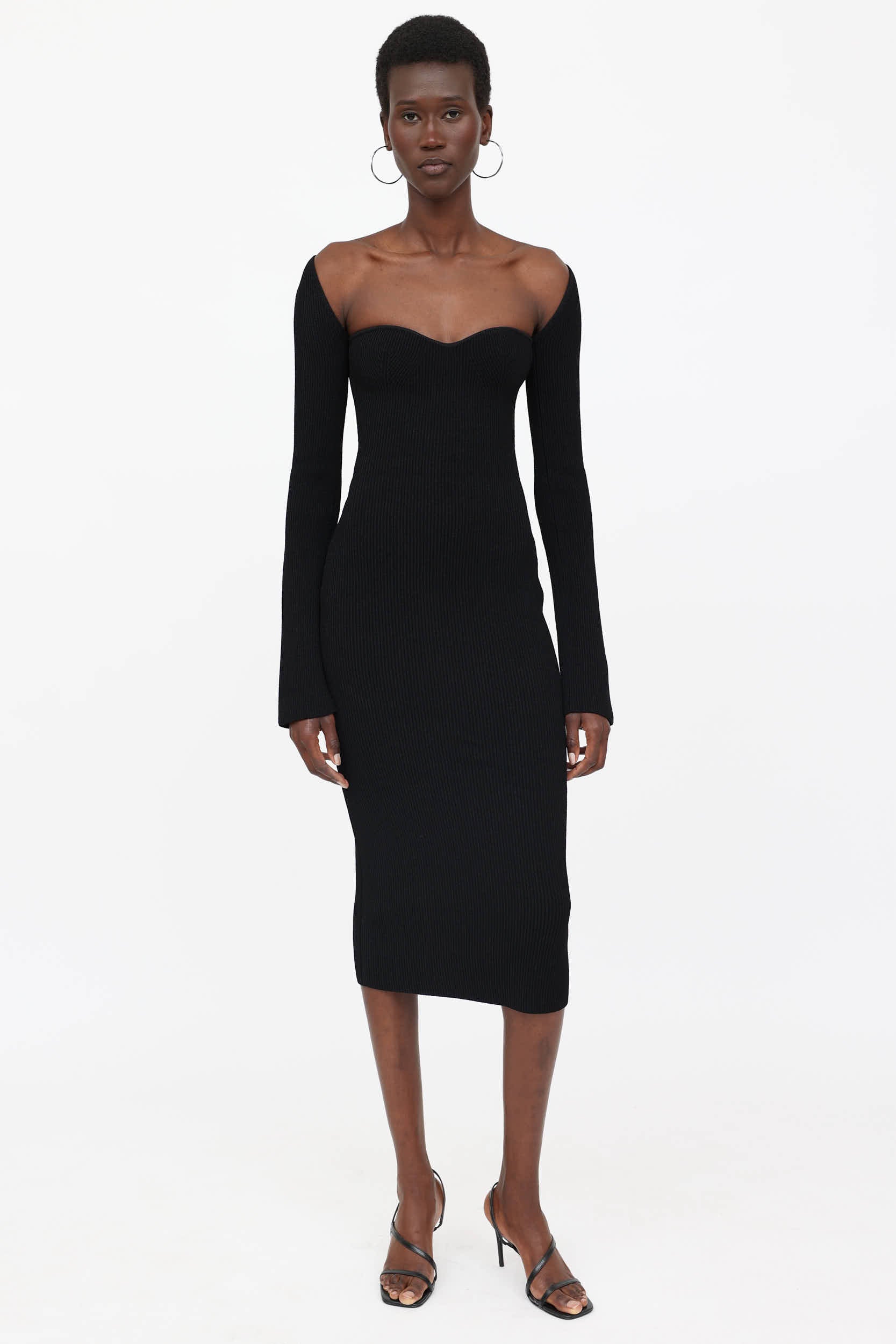 Khaite Knit Ribbed Beth Dress